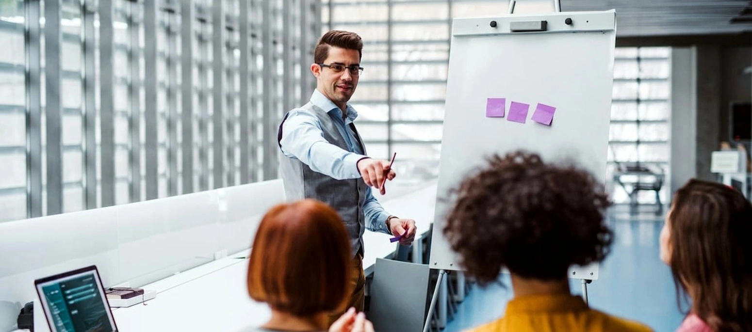 Professional business coaching session